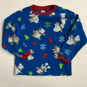 🍭3 FOR 10 Used Children’s Place Boys Snowman Pajama Shirt